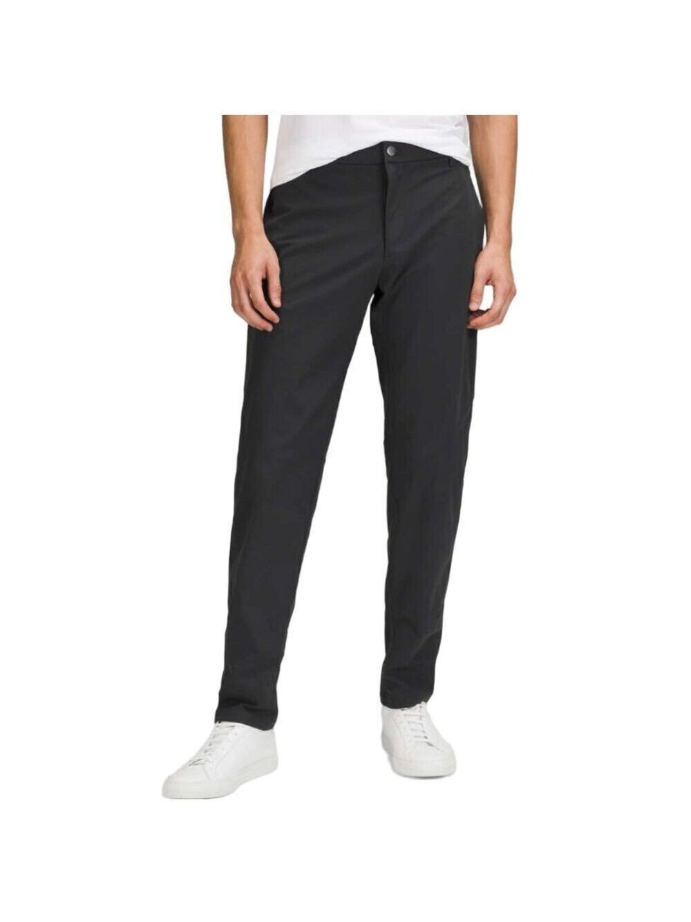 Lululemon Commission Pant Classic 32" *Warpstreme in Obsidian Dark Grey Size 33